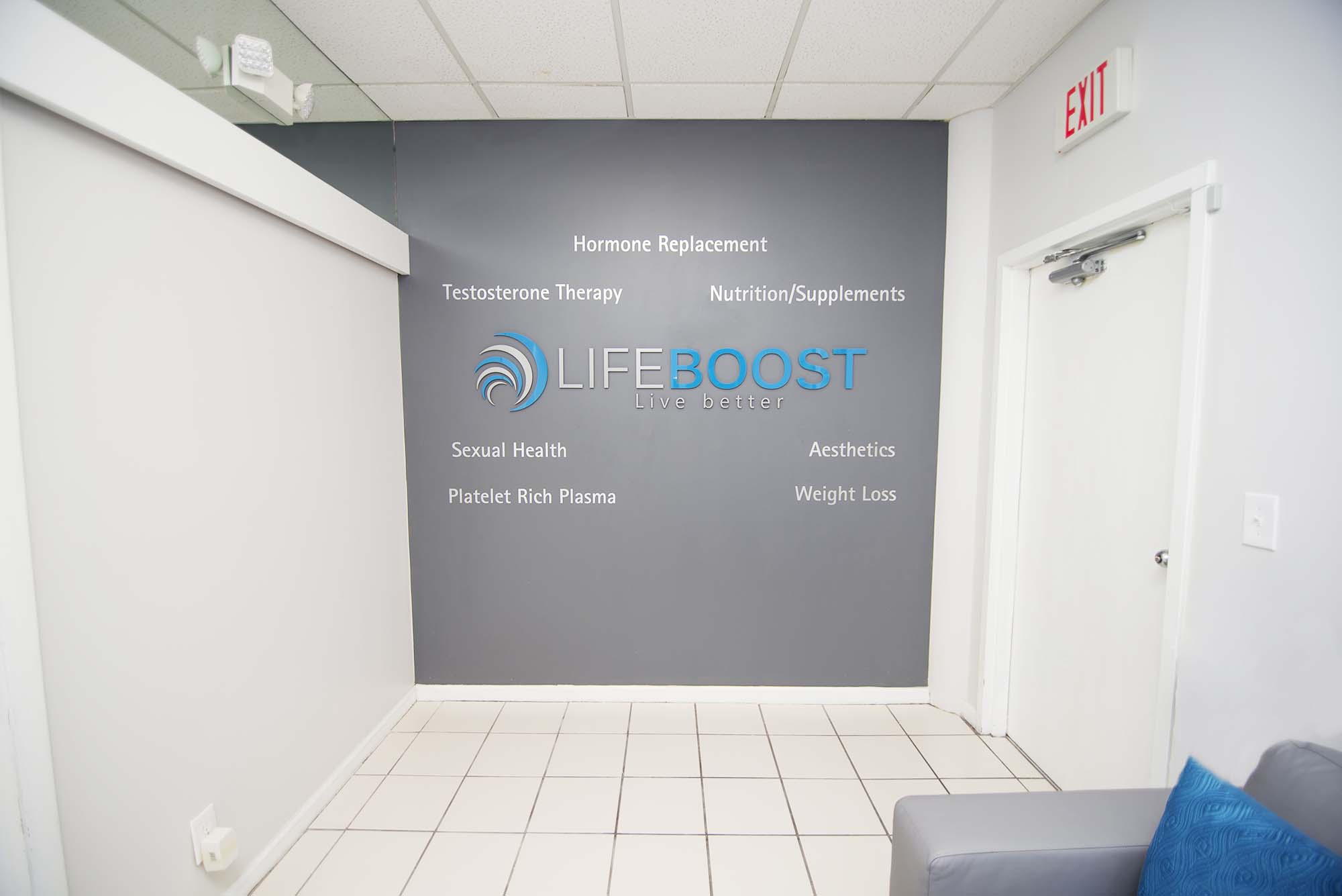 LifeBoost MD clinic interior